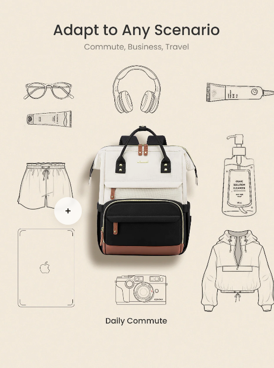 Lantana Laptop Backpack, 15.6" 17"